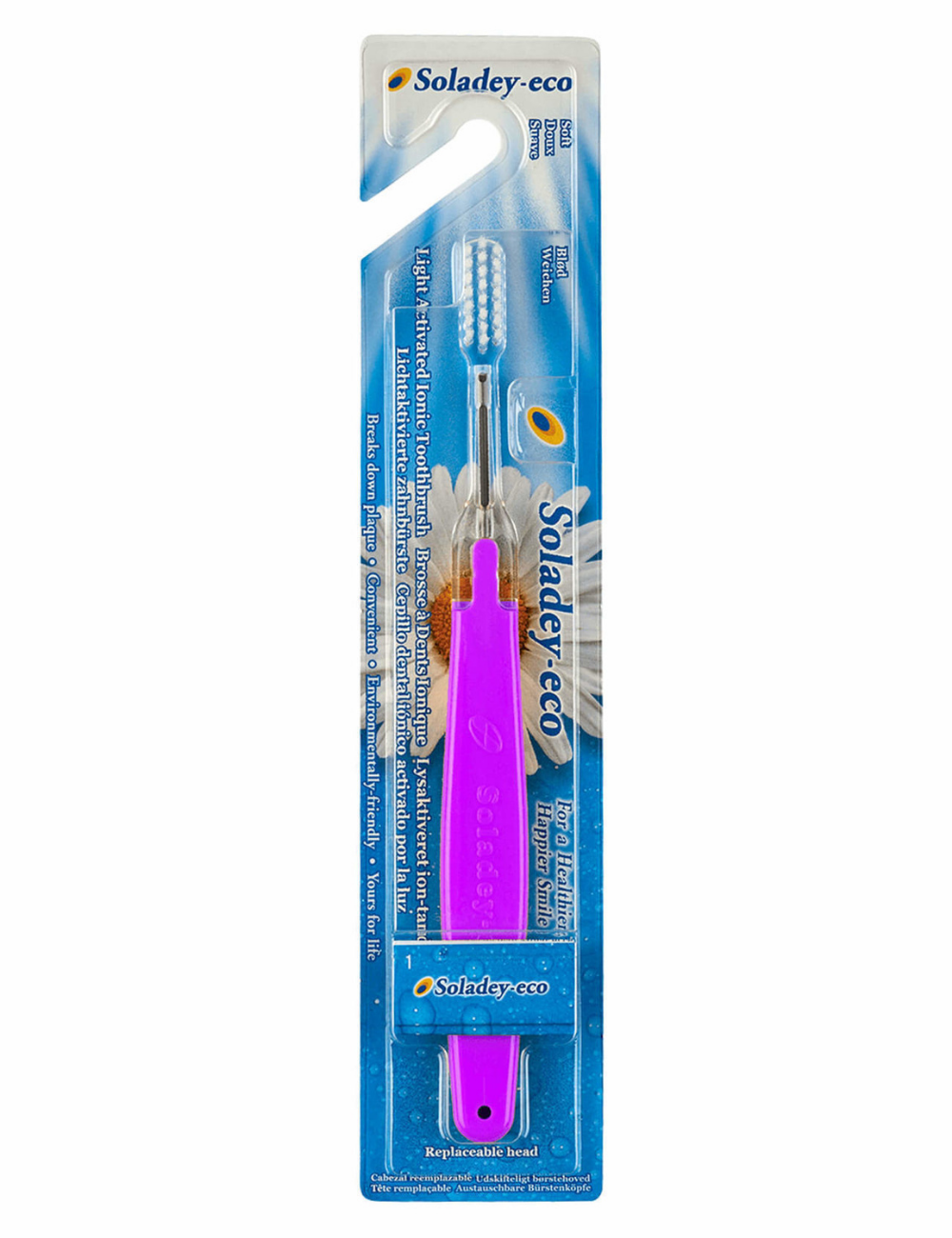 Soladey-eco йонна четка за зъби - Лилава