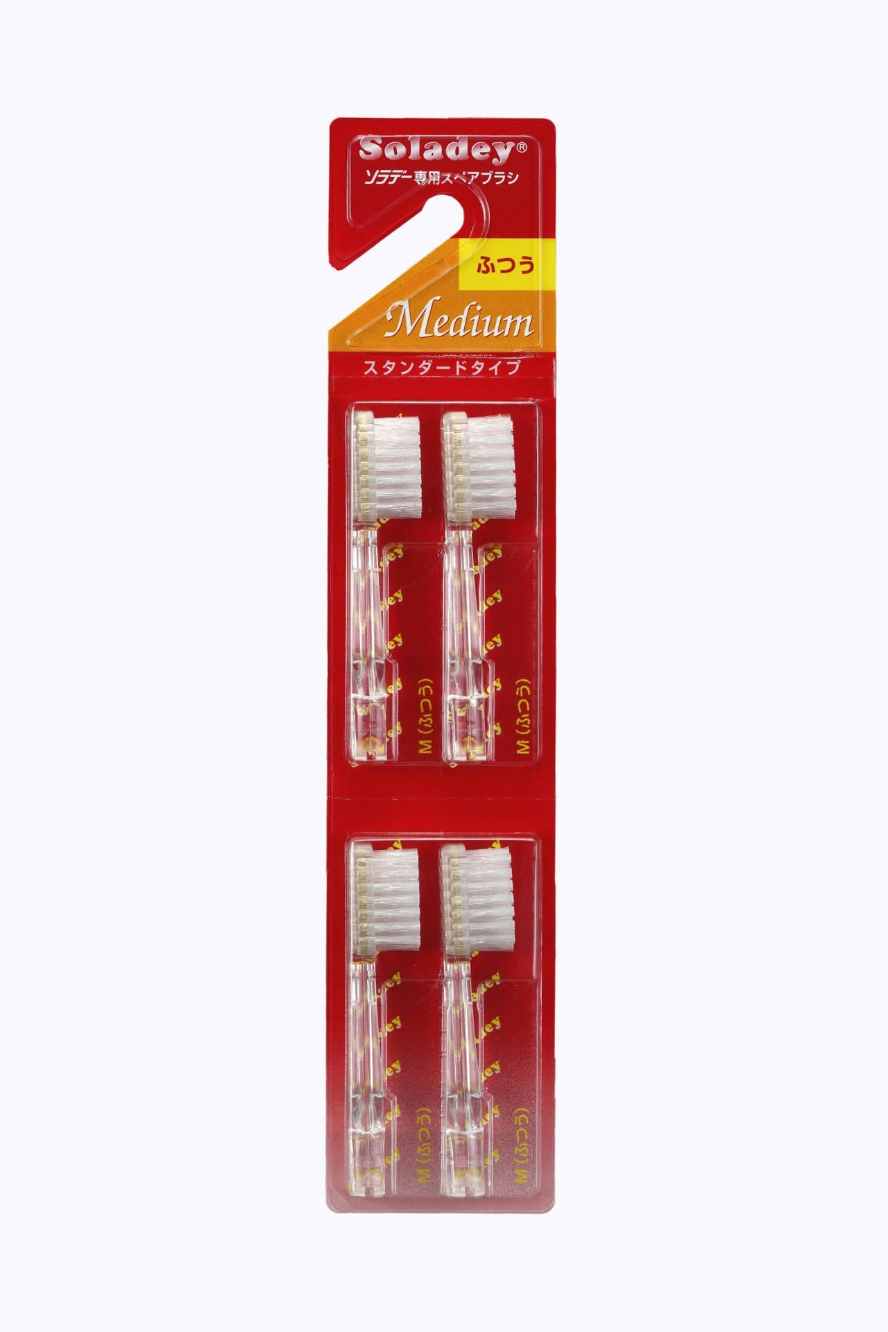 Soladey-eco сменяеми глави - средно меки - 4 бр.