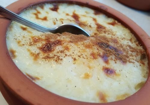 Ориз с мляко, запечен