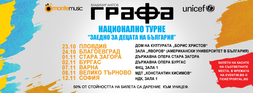 НАЦИОНАЛНО ТУРНЕ ЗАЕДНО ЗА ДЕЦАТА НА БЪЛГАРИЯ