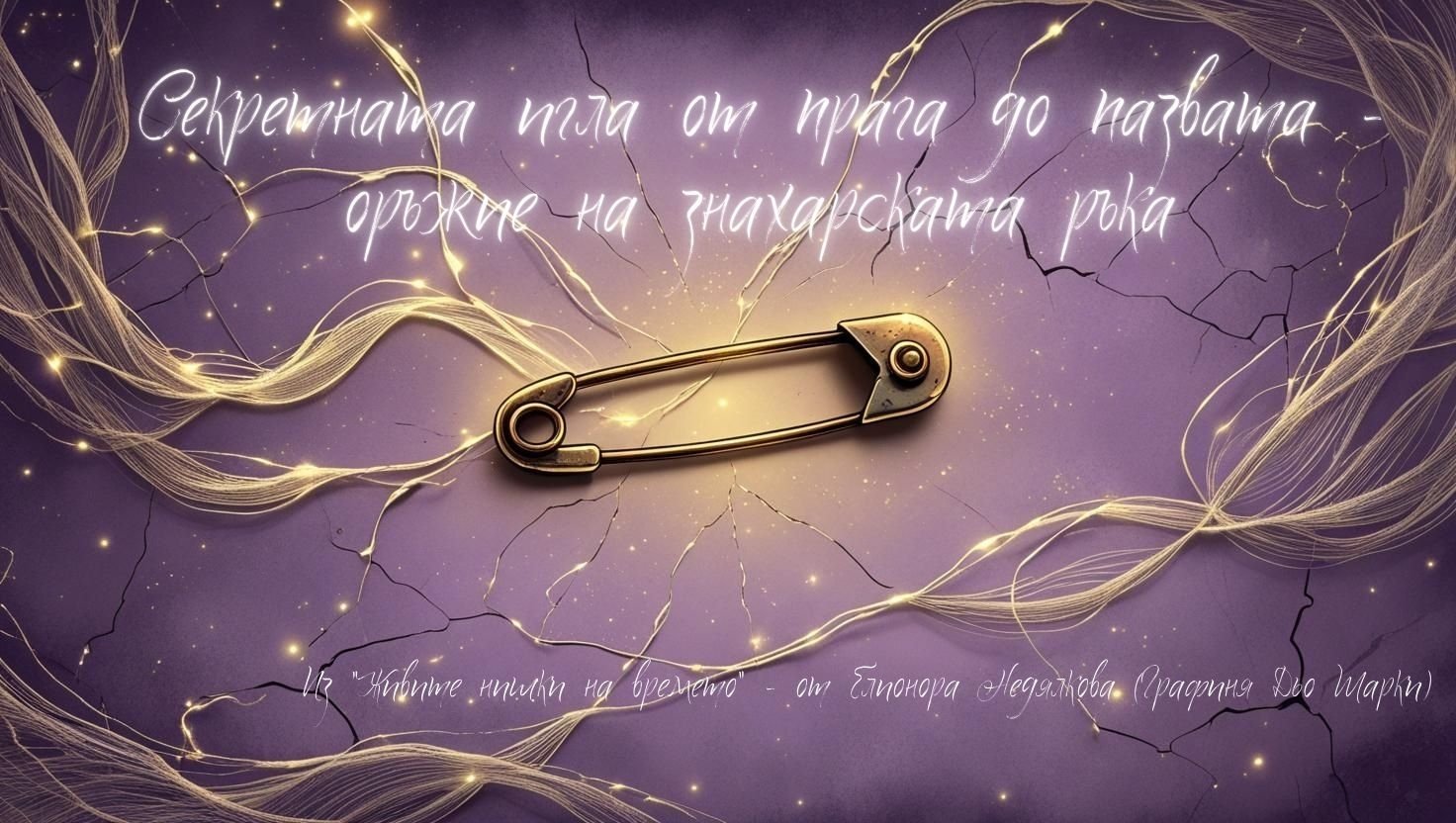 Секретната игла от прага до пазвата - тайното оръжие в знахарската ръка