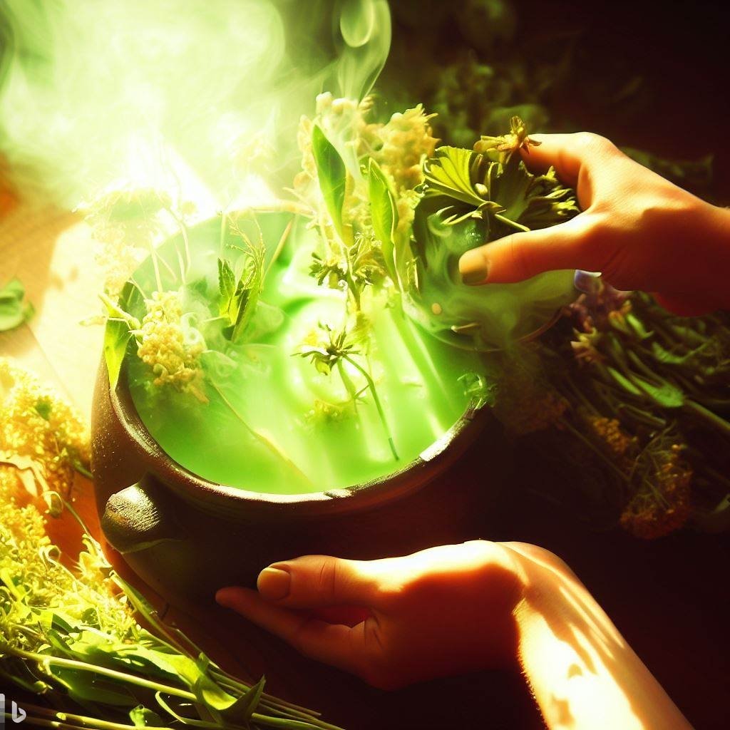 "Магическите билки в "котлето" на Лечителката"