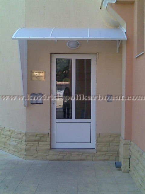 Козирки с поликарбонат