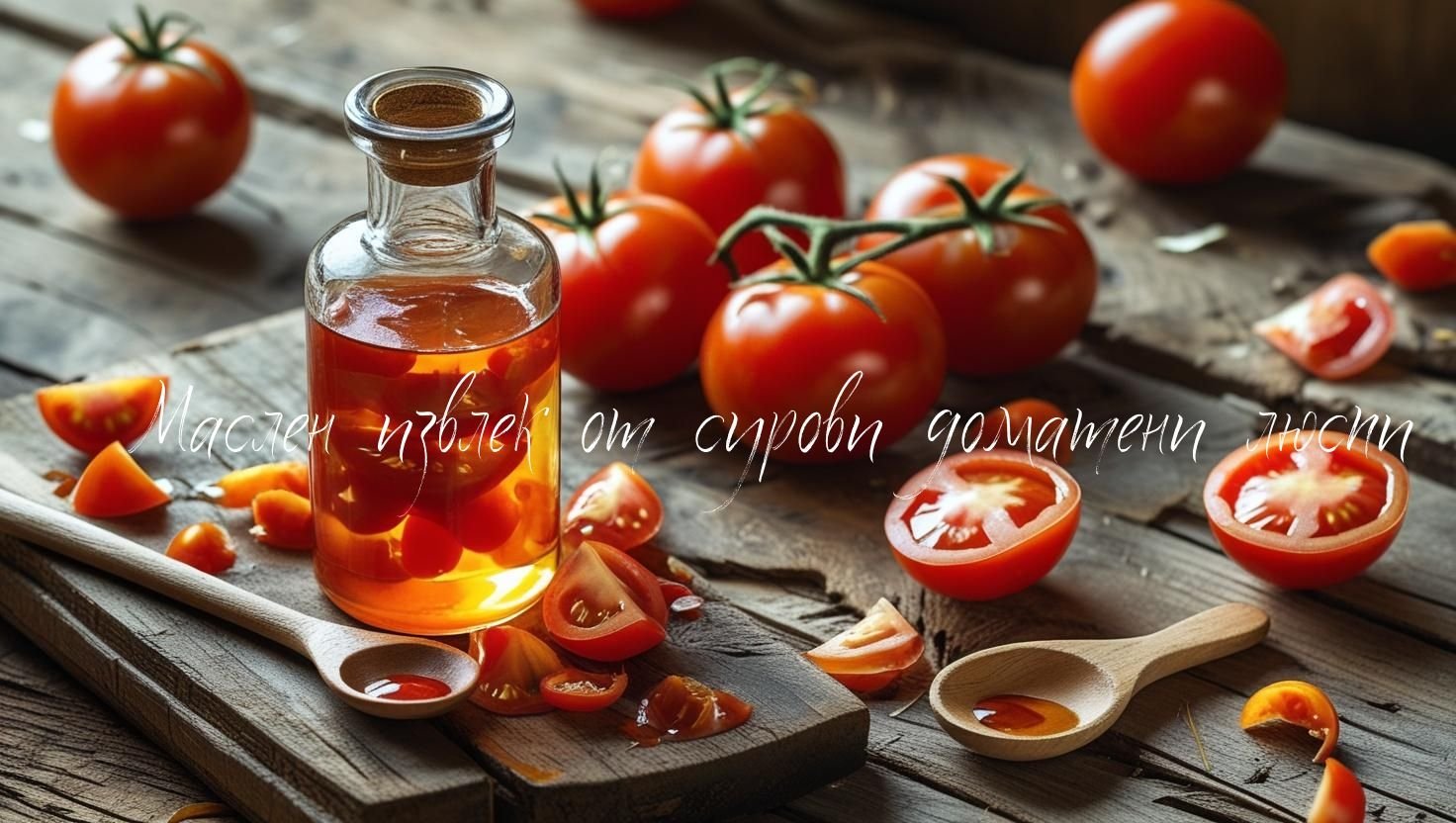 Еликсир от доматени люспи - жив маслен извлек за сияйна и чувствителна кожа