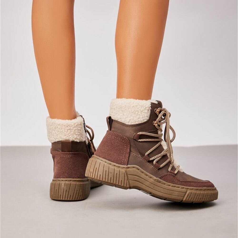 Дамски изолирани боти с връзки