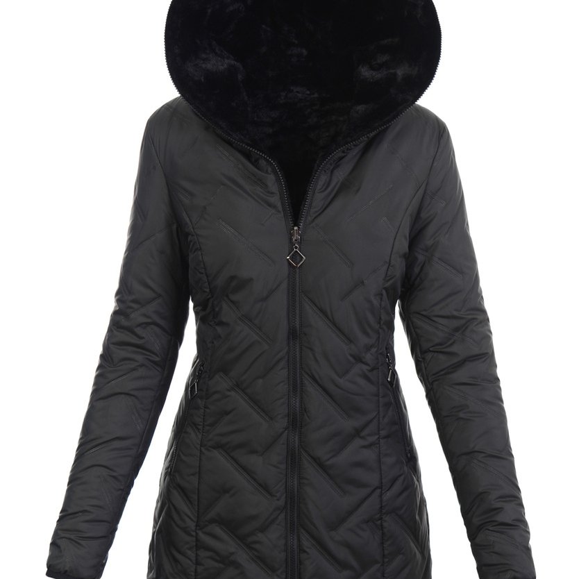 Двустранно ватирано зимно яке с качулка