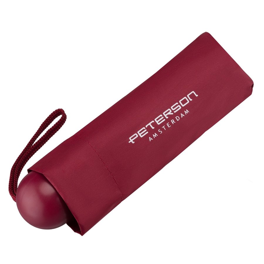 Сгъваем мини чадър за пътуване в червено - Peterson