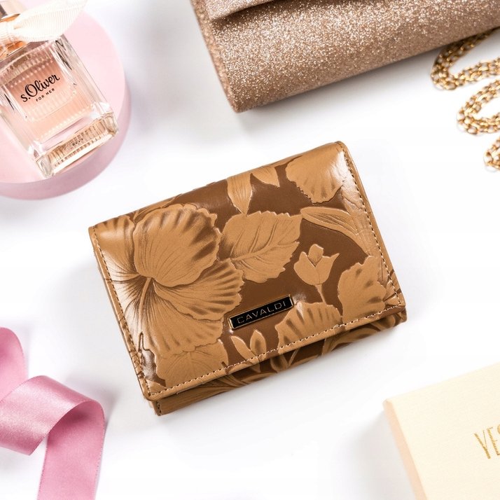 Дамско портмоне от естествена кожа + PU - 4U Cavaldi