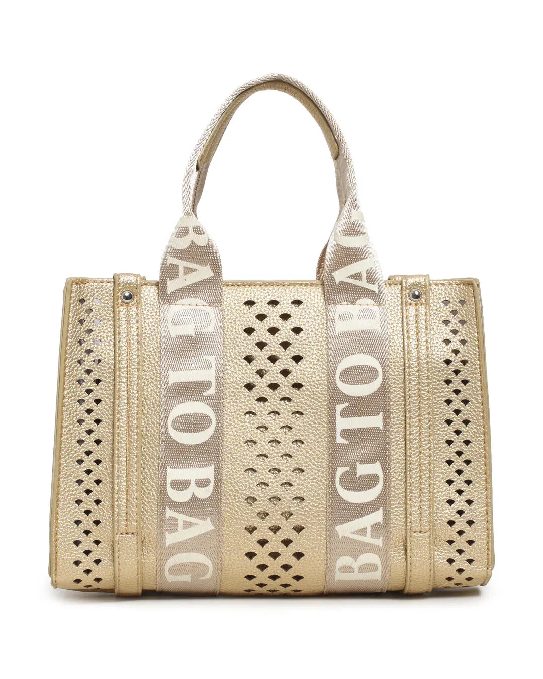 Чанта, изработена от висококачествена еко кожа с несесер