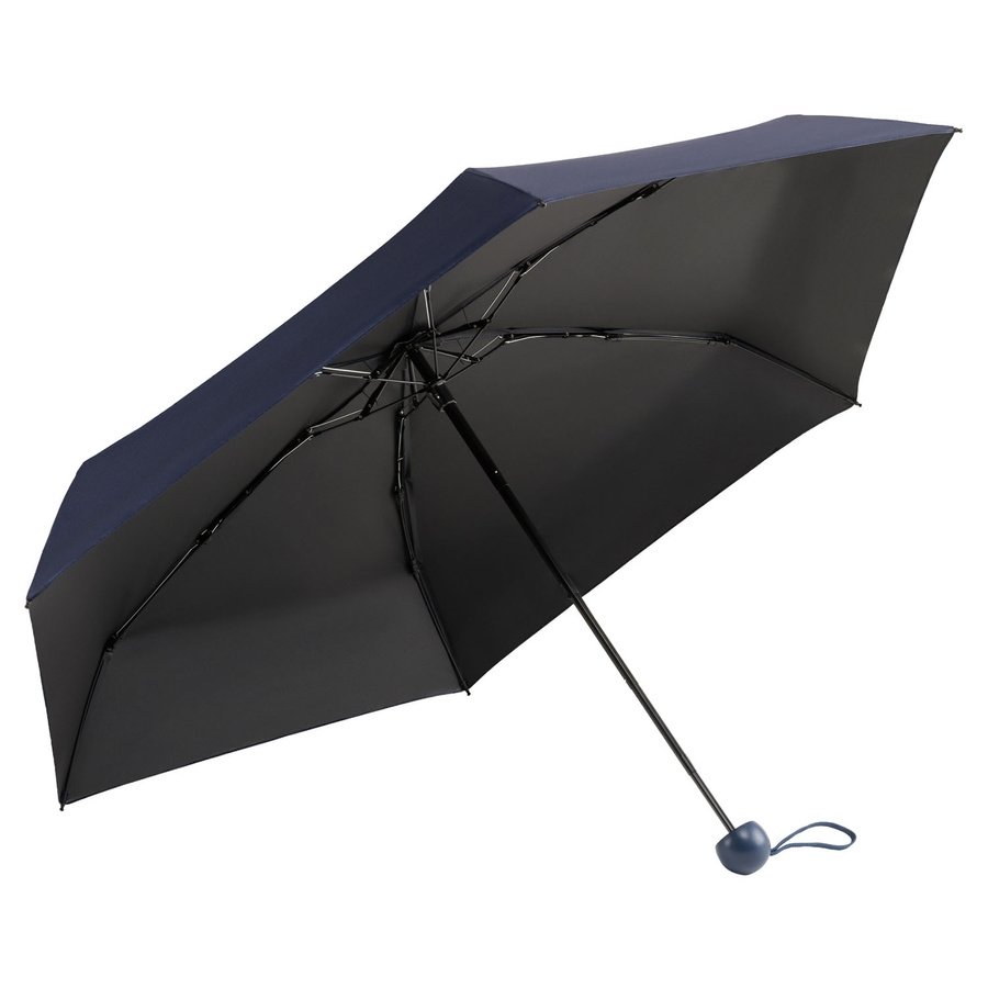 Тъмно син сгъваем мини чадър за пътуване - Peterson