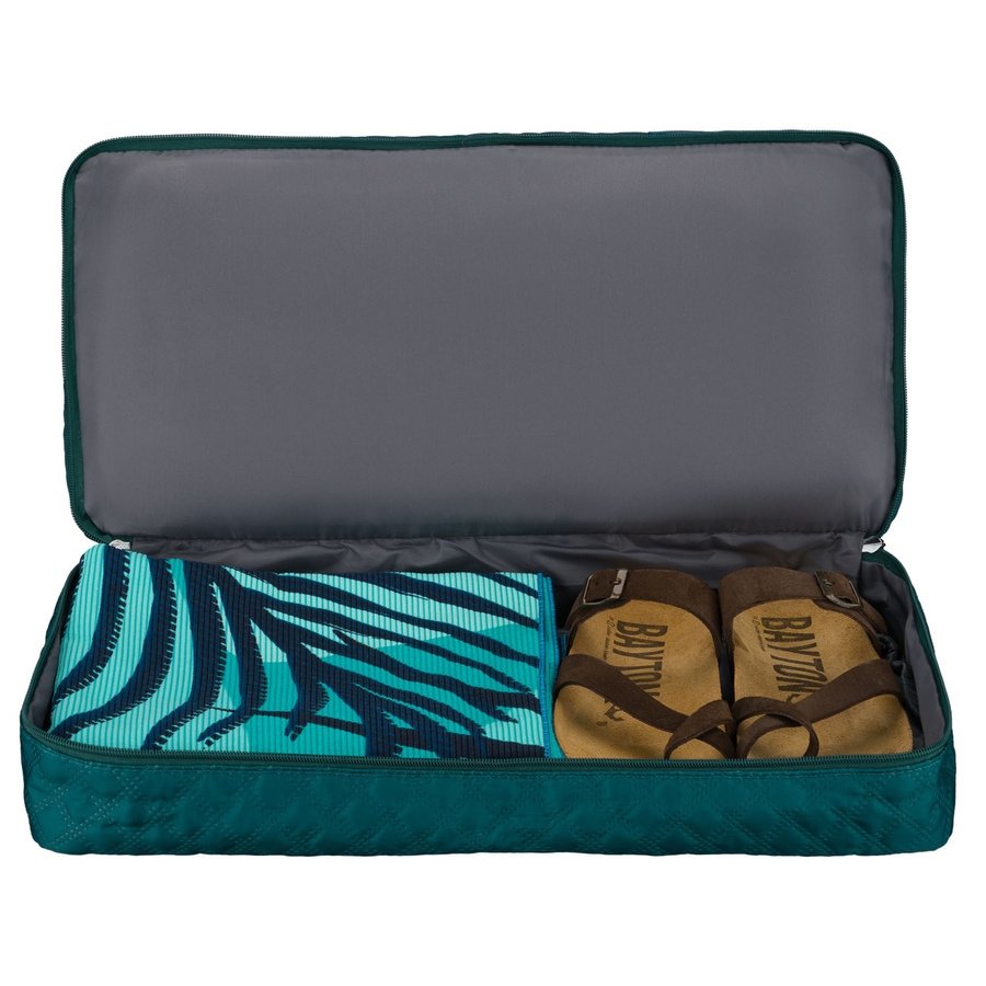 Зелена, двукомпонентна тренировъчна чанта, изработена от полиестер - Peterson