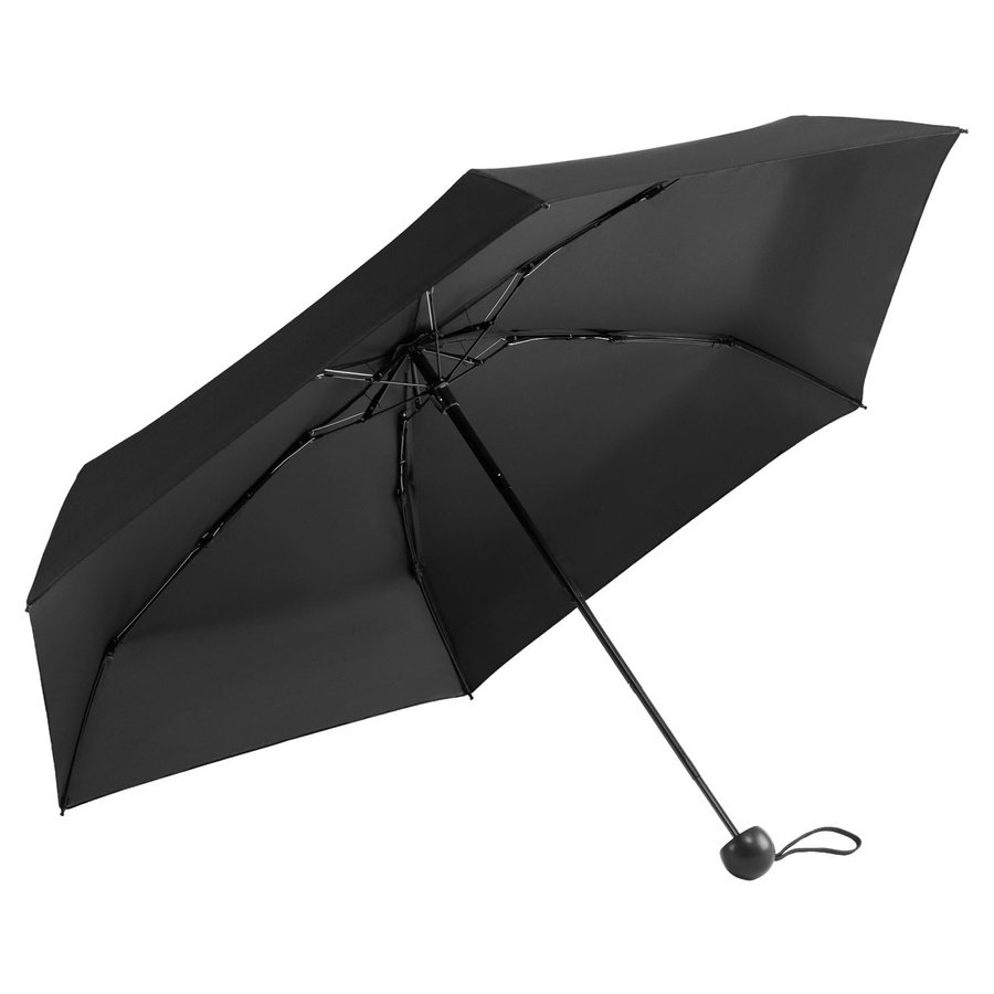 Черен сгъваем мини чадър за пътуване - Peterson