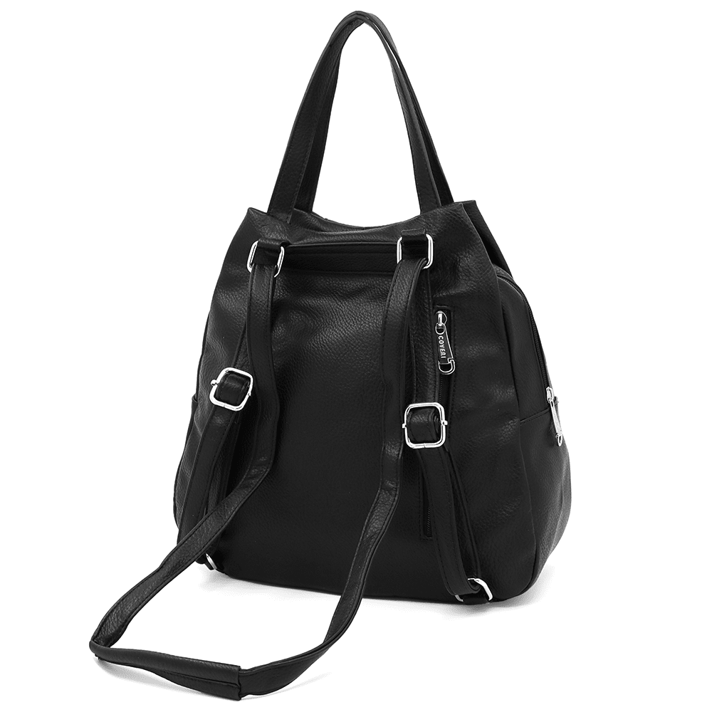 Дамска раница и чанта 2 в 1 от еко кожа