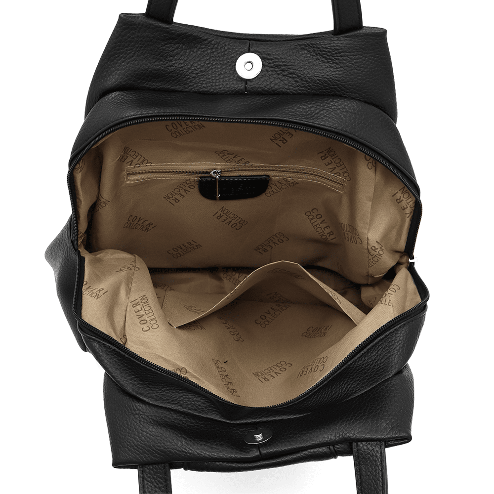 Дамска раница и чанта 2 в 1 от еко кожа