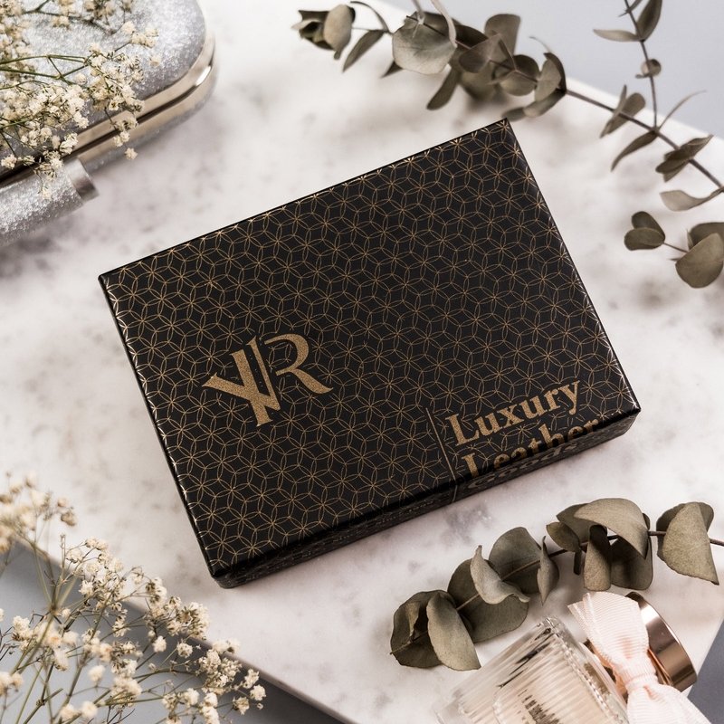 Кожен портфейл с външнен джоб за монети - Rovicky