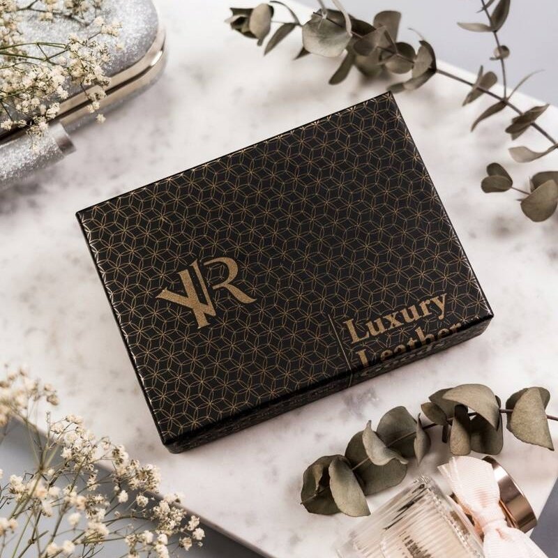 Кожен портфейл с външнен джоб за монети - Rovicky