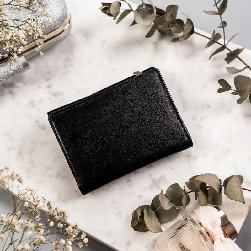 Кожен портфейл с външнен джоб за монети - Rovicky