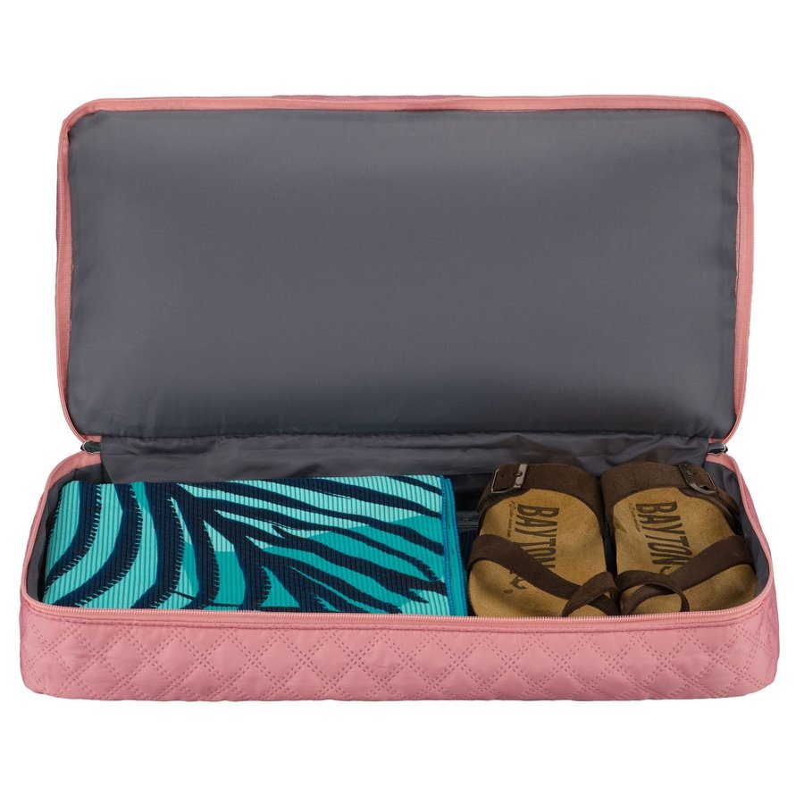 Розова, двукомпонентна тренировъчна чанта от полиестер - Peterson