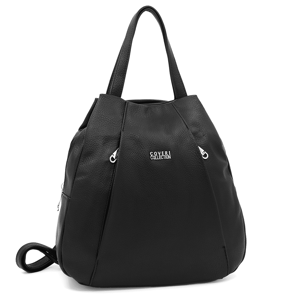 Дамска раница и чанта 2 в 1 от еко кожа