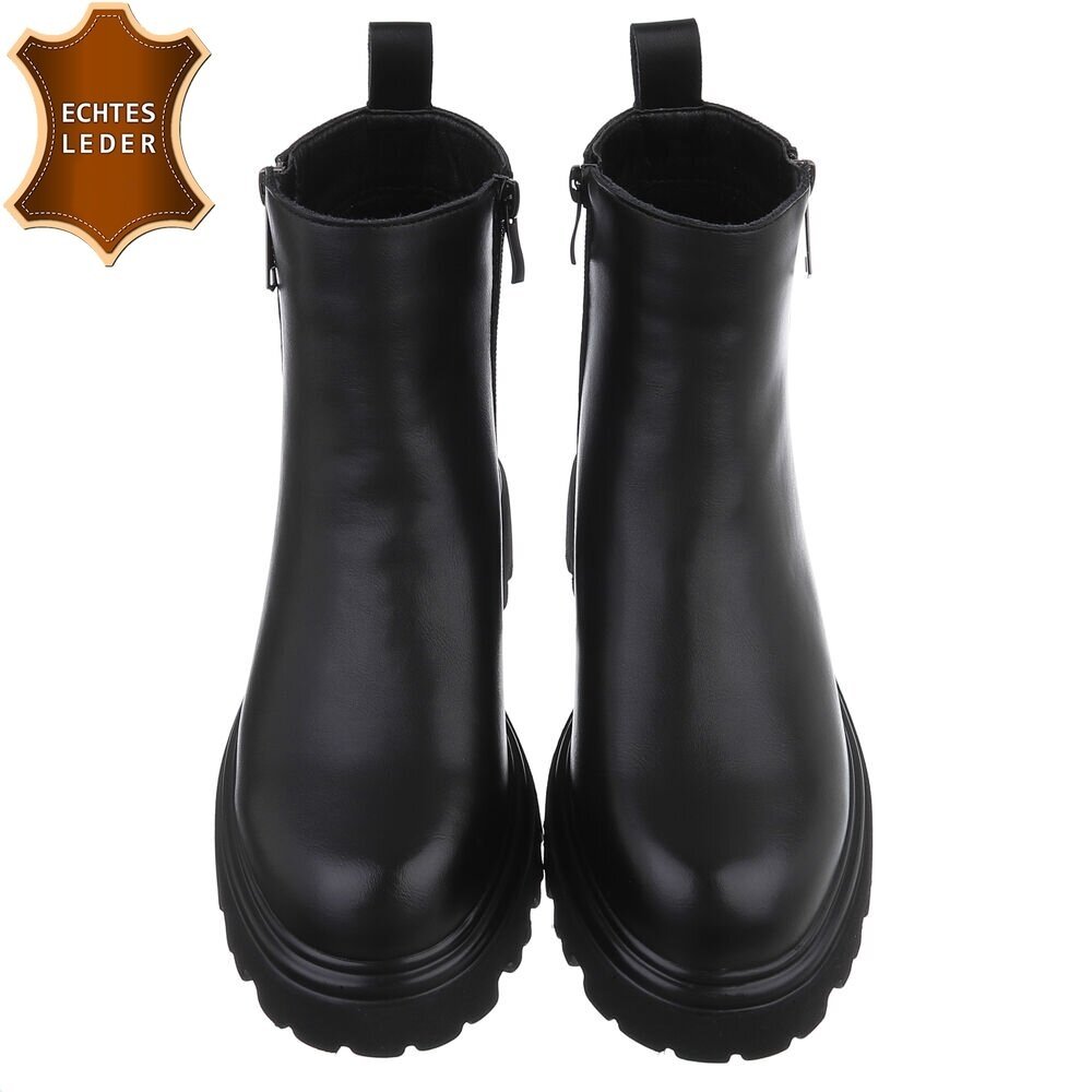 Дамски боти от естествена кожа