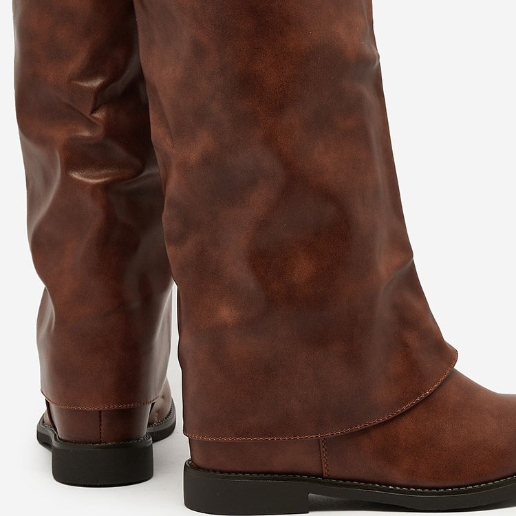 Дамски изолирани ботуши камел