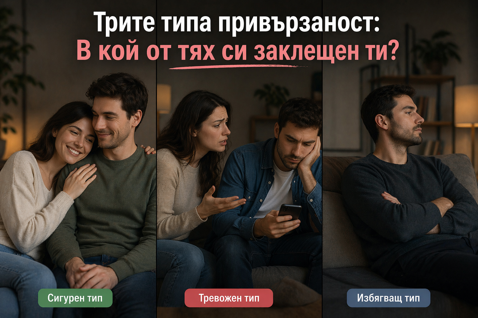 стилове на привързаност