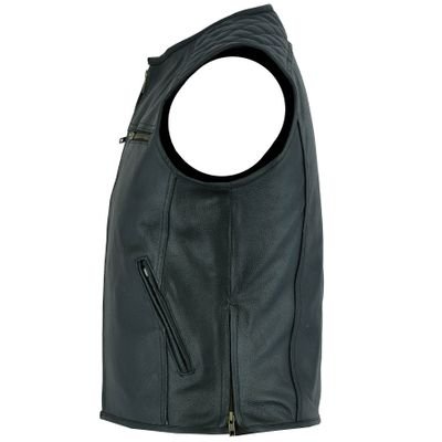 Кожена жилетка за мотоциклети - SUBWAYSHOP