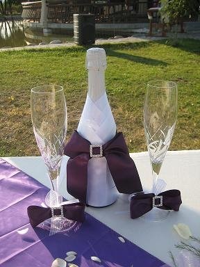 Сватбено шампанско и вино