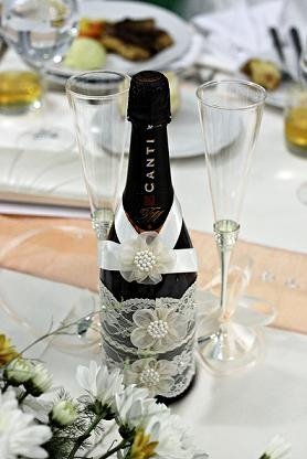 Сватбено шампанско и вино