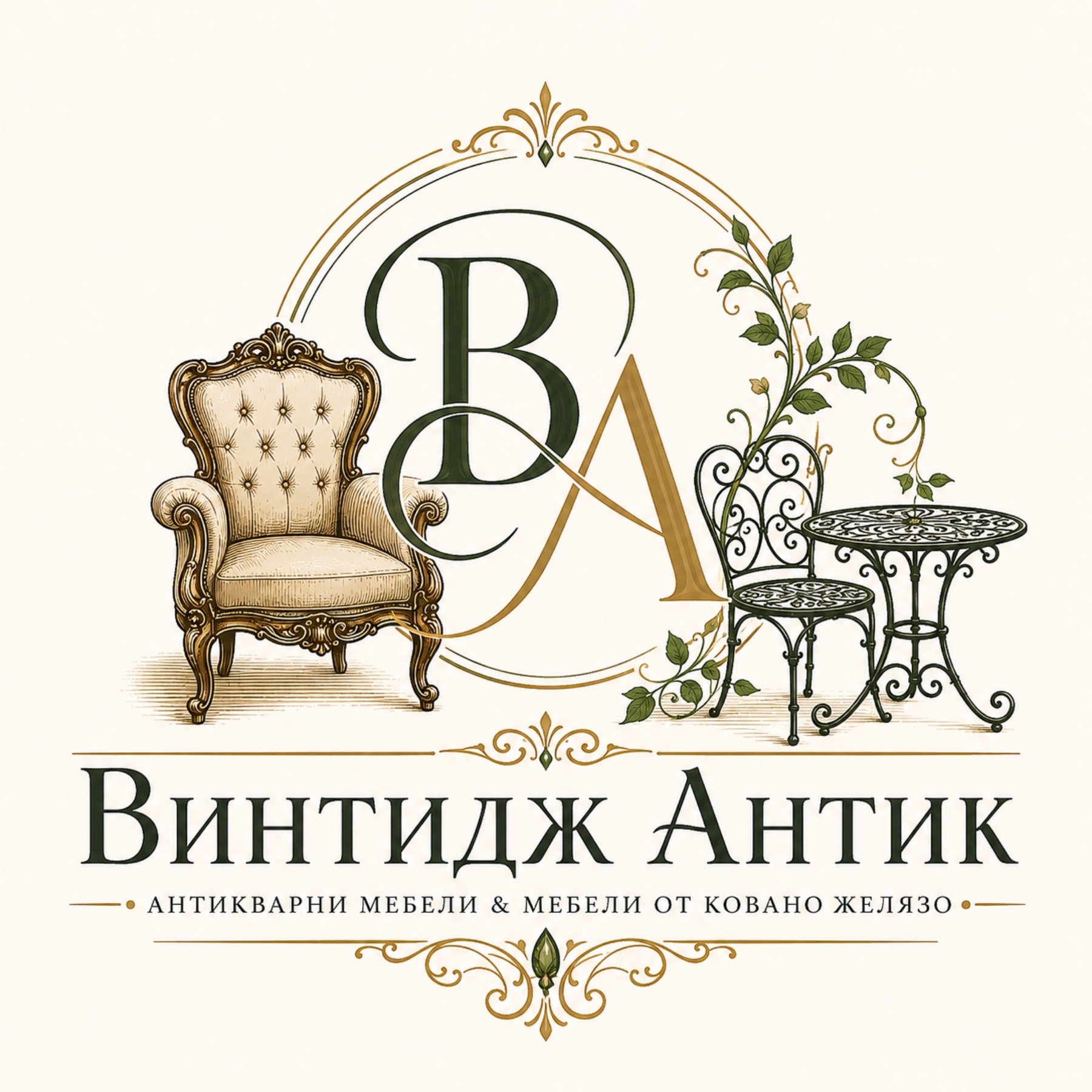 Бутиков шоурум с подбрани винтидж,ретро и антикварни мебели от масивно дърво